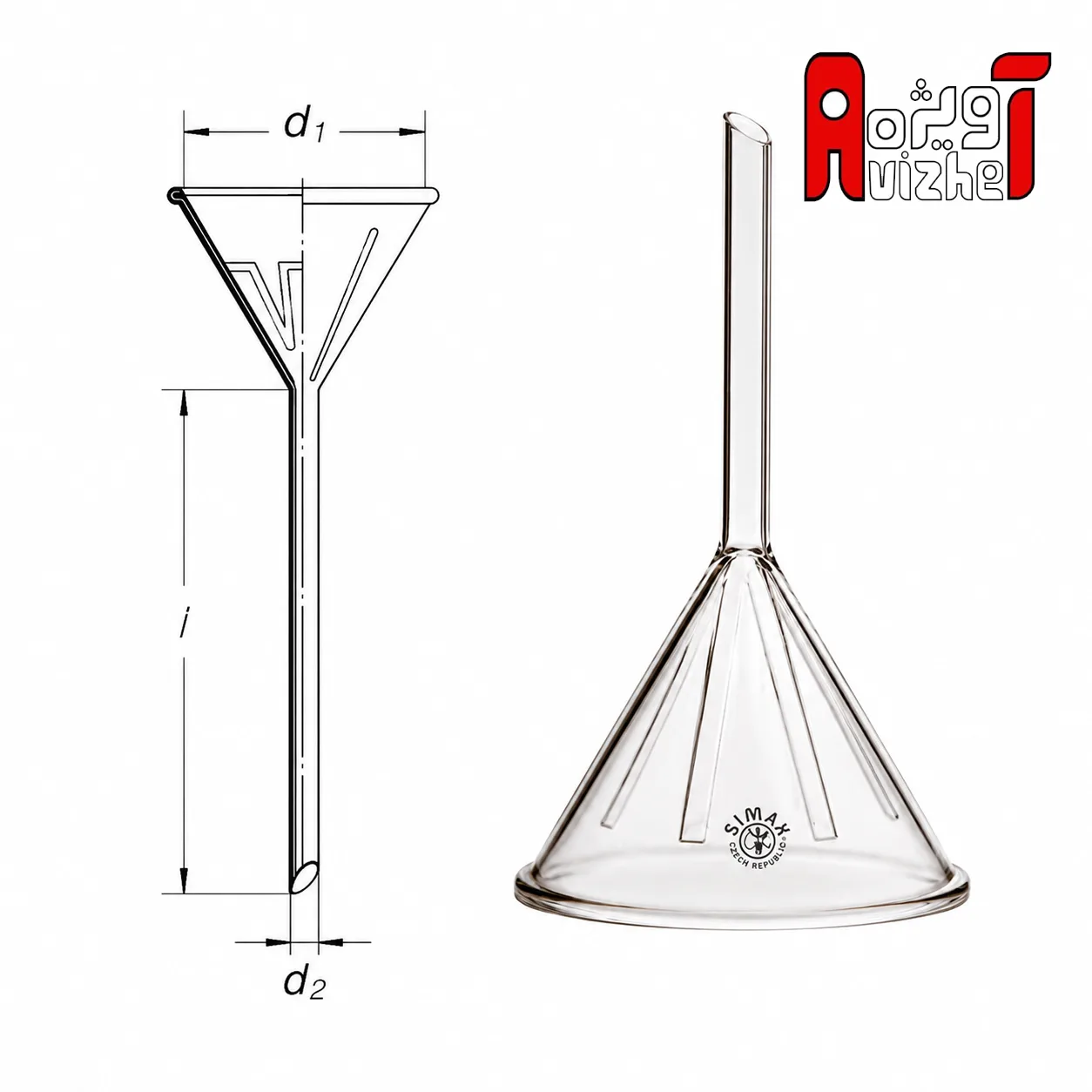 قیف-شیاردار-شیشه-ای-20.webp قیف شیاردار شیشه ای - تصویر 1