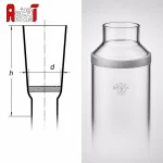 قیف قوچ شیشه ای