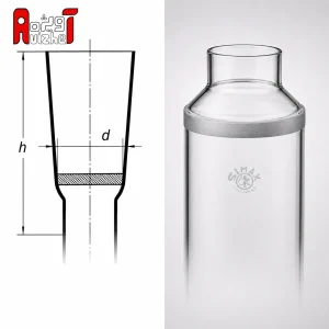 قیف قوچ شیشه ای